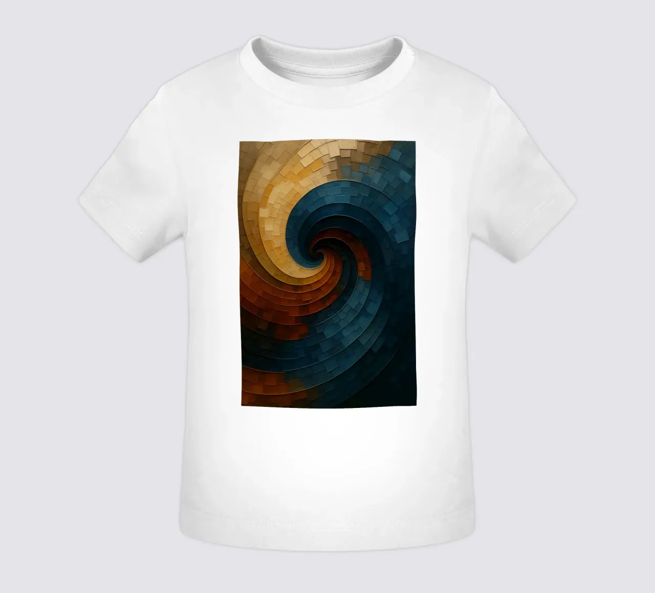 Abstract Spiral Painting maglietta neonato da Indah Creative