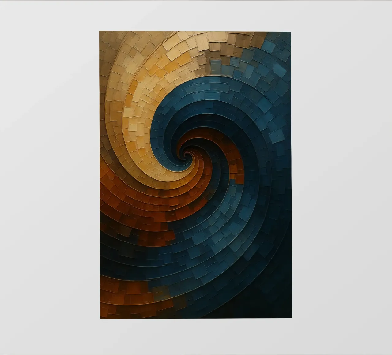 Abstract Spiral Painting photo wallpaper by Indah Creative