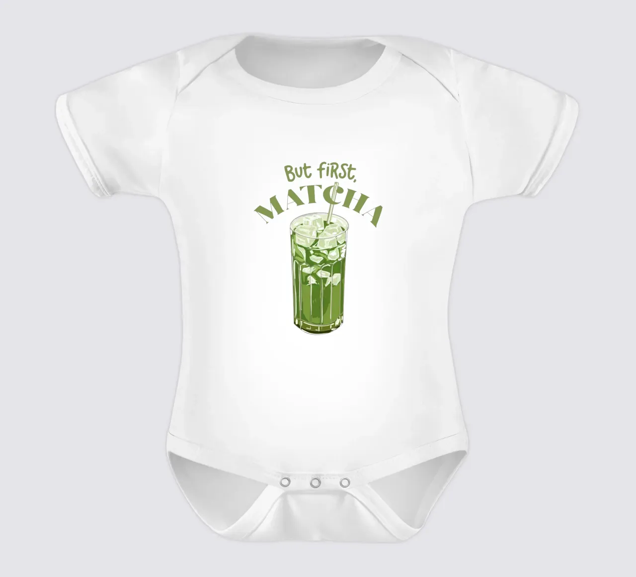 Ma prima, il Matcha body neonato maniche corte da EDMPROJECT