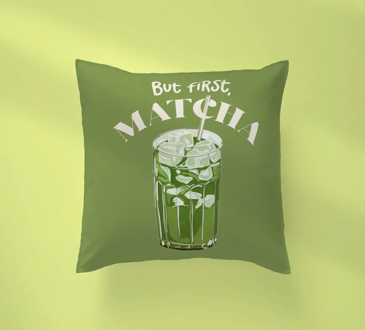 Ma prima, il Matcha cuscino da EDMPROJECT