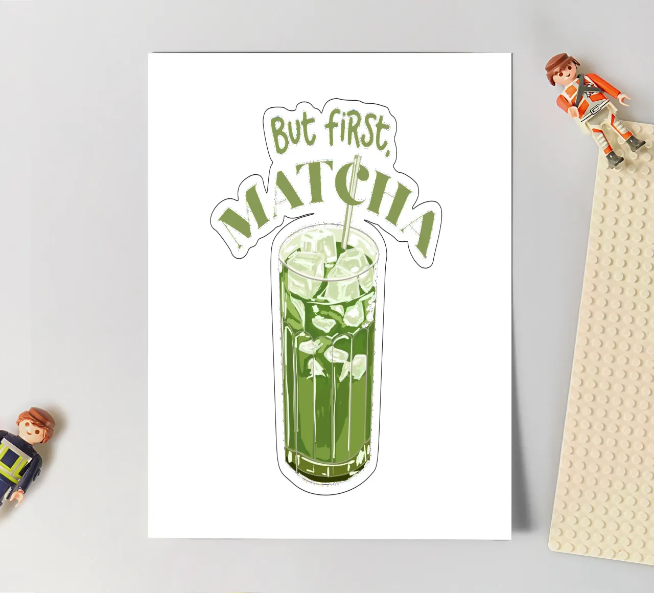 Ma prima, il Matcha foglio adesivo da EDMPROJECT