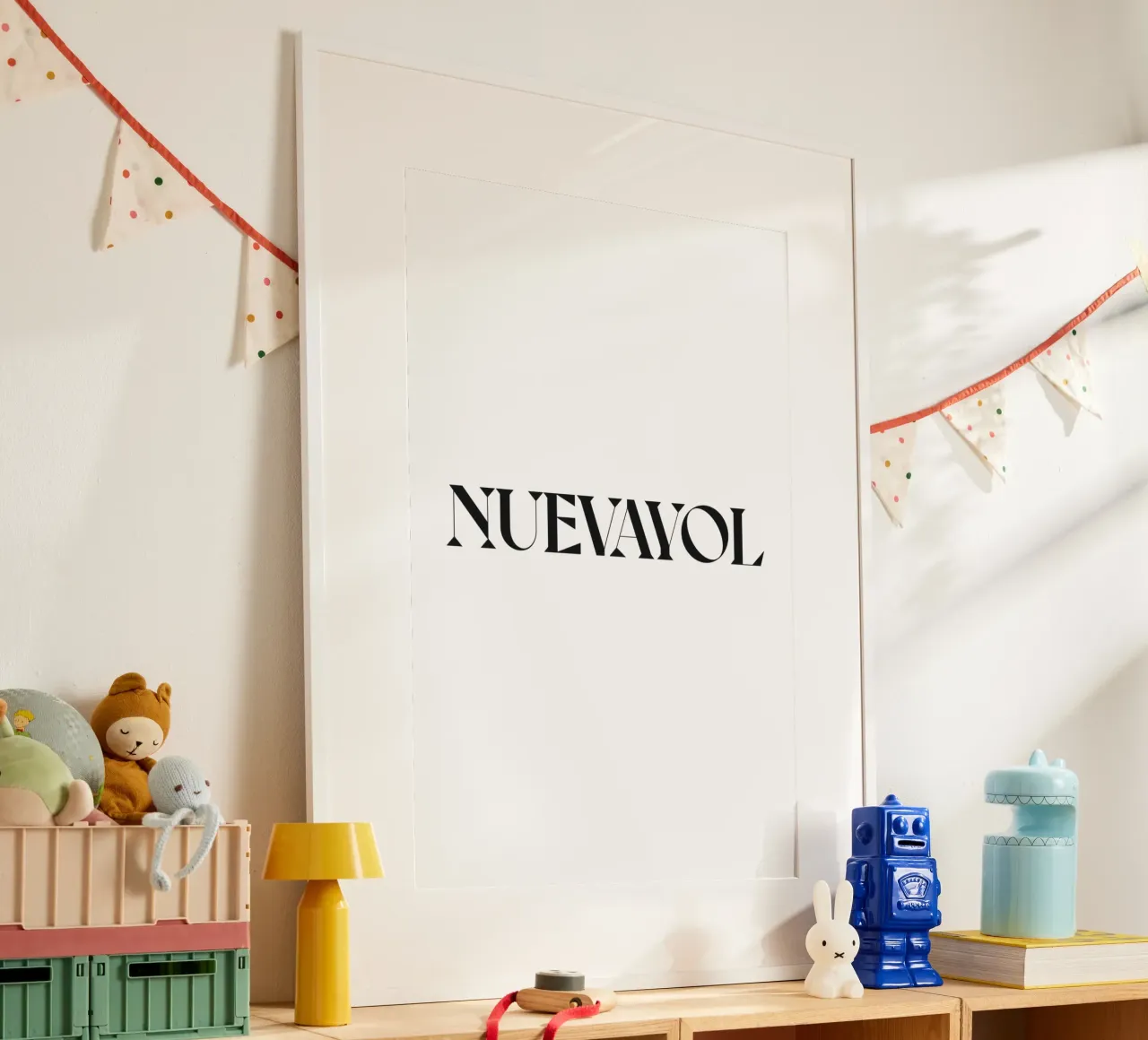 NUEVAYOL poster con telaio in legno da n.4