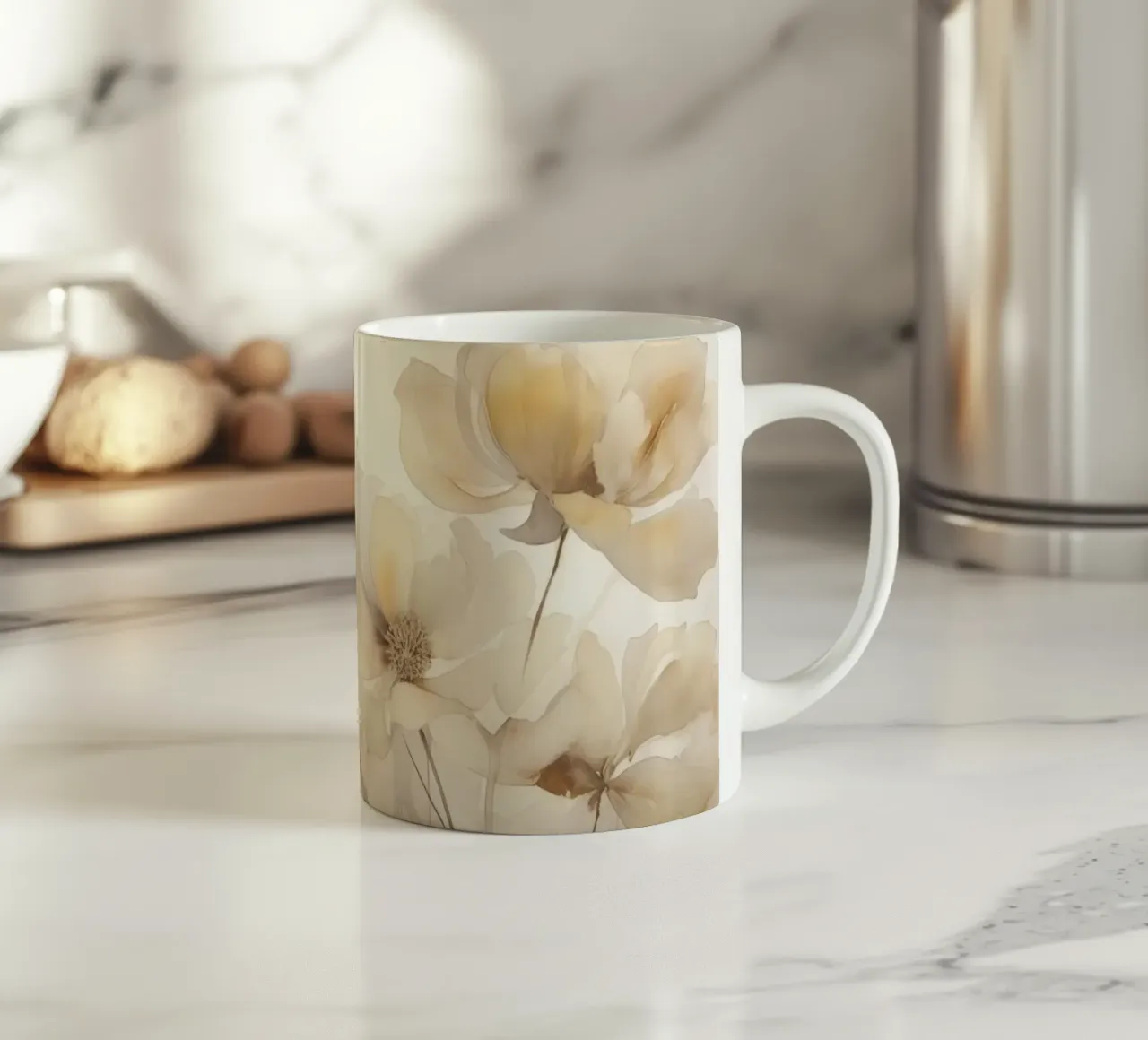 Fiori da sogno tazza in ceramica da Andrea Haase Floral Passion