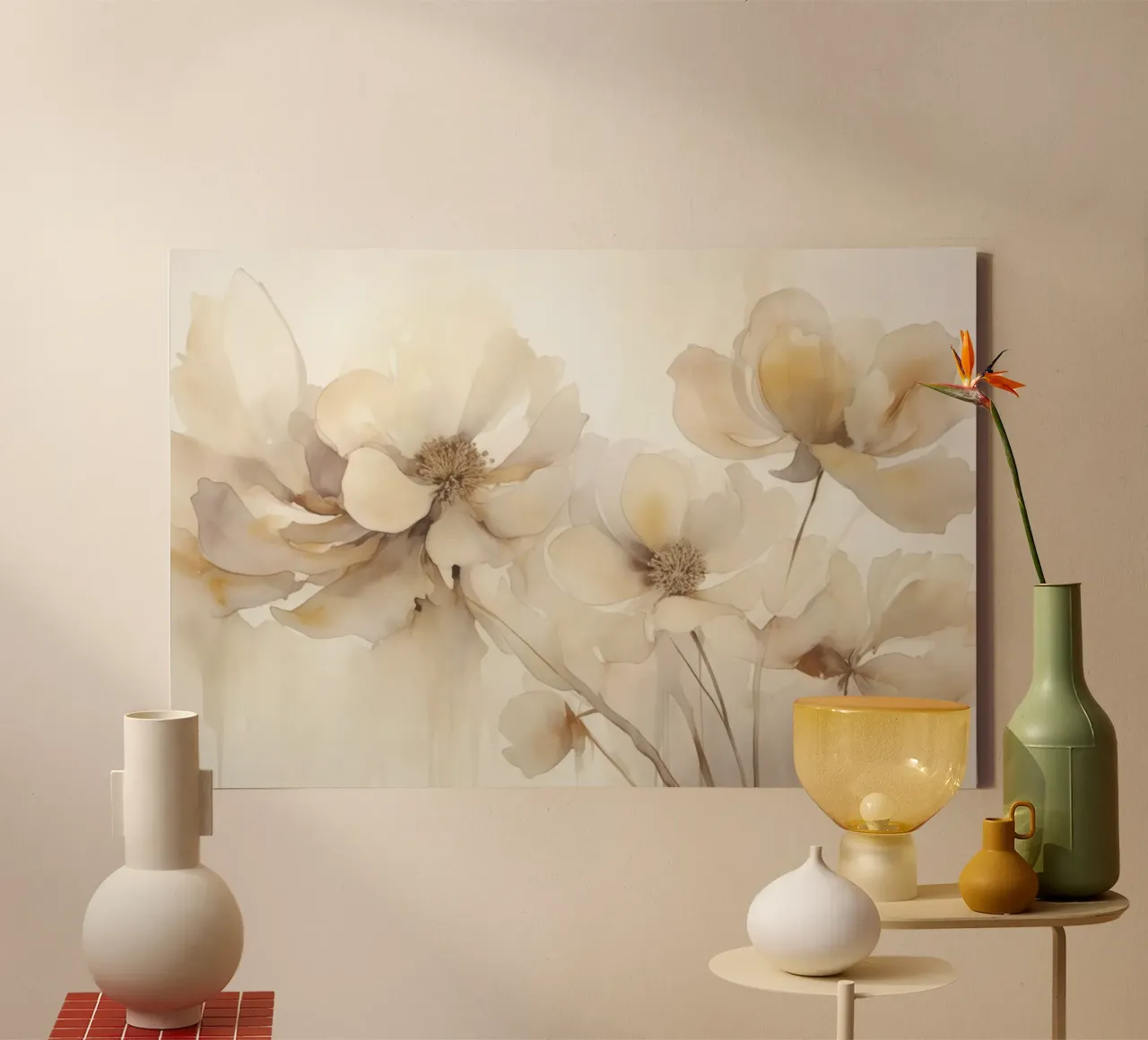 Dreamy Flowers canvas by Andrea Haase Floral Passion