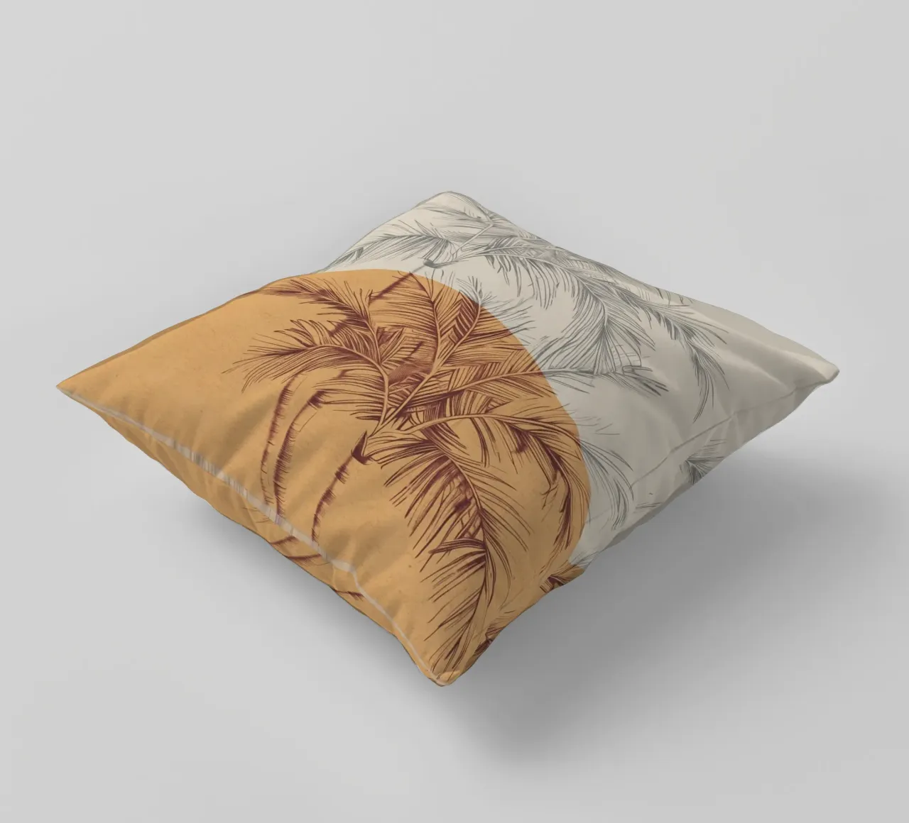 Sunset Palms cuscino da treechild
