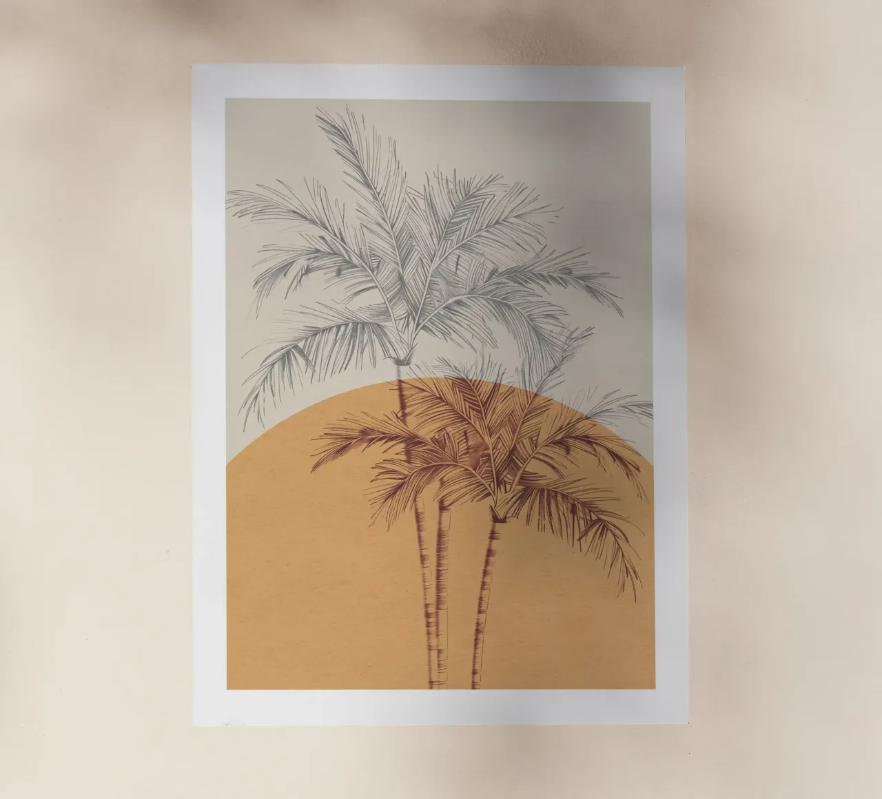 Sunset Palms pellicola backlit da treechild