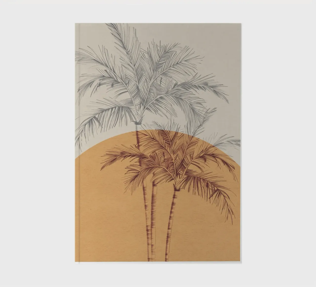 Sunset Palms notebook by treechild