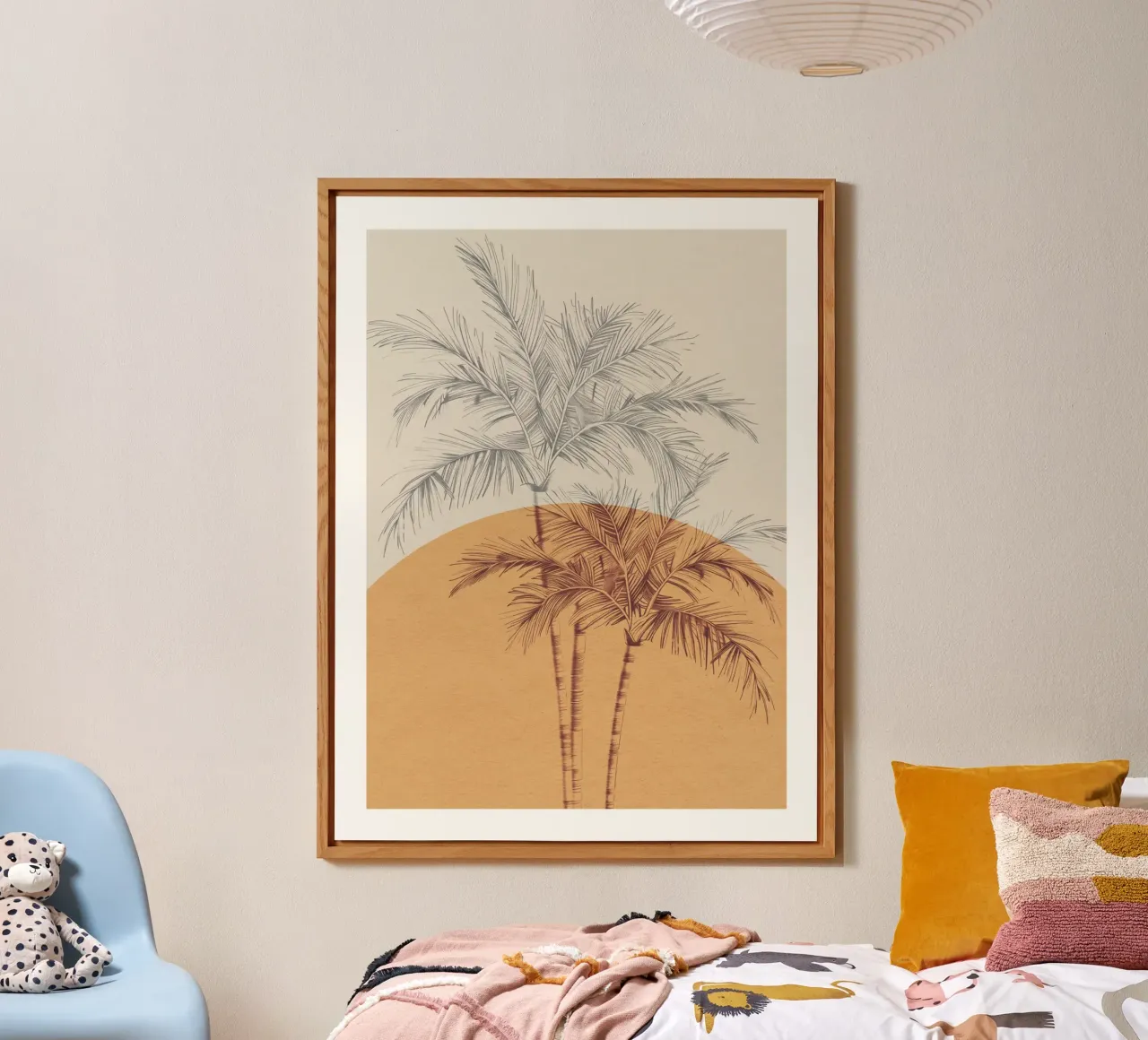 Sunset Palms alluminio dibond da treechild