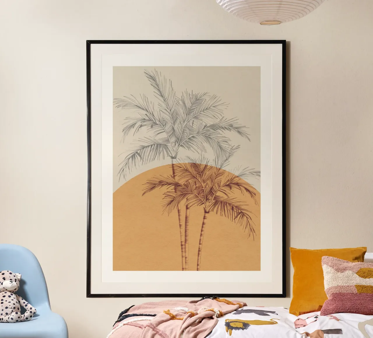Sunset Palms poster by treechild