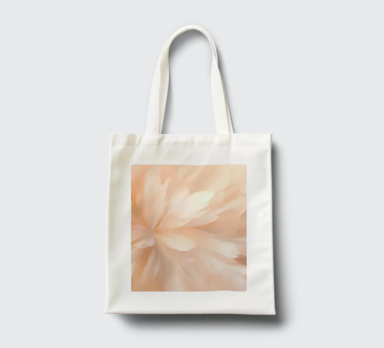 Bare Essence Bloom Pennellata astratta di fiori borsa in juta da Andrea Haase Floral Passion