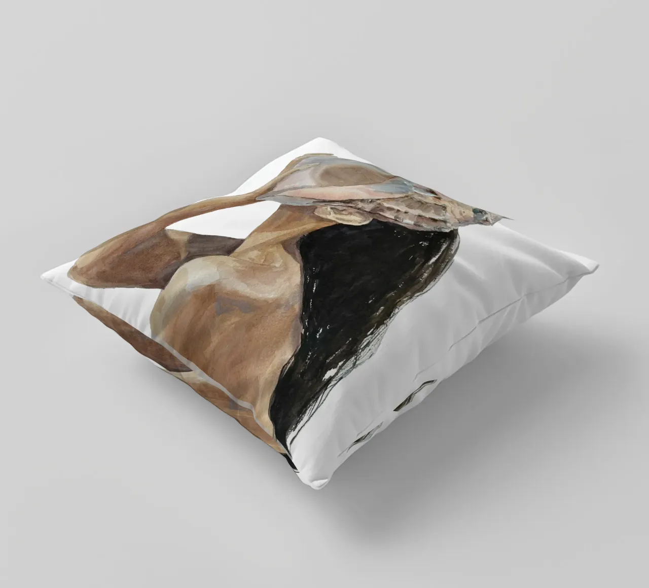 Sea Calling (Without Background) cuscino da treechild