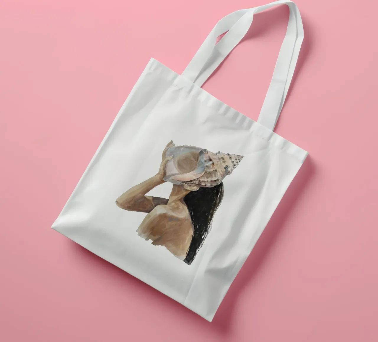 Sea Calling (Without Background) borsa in juta da treechild