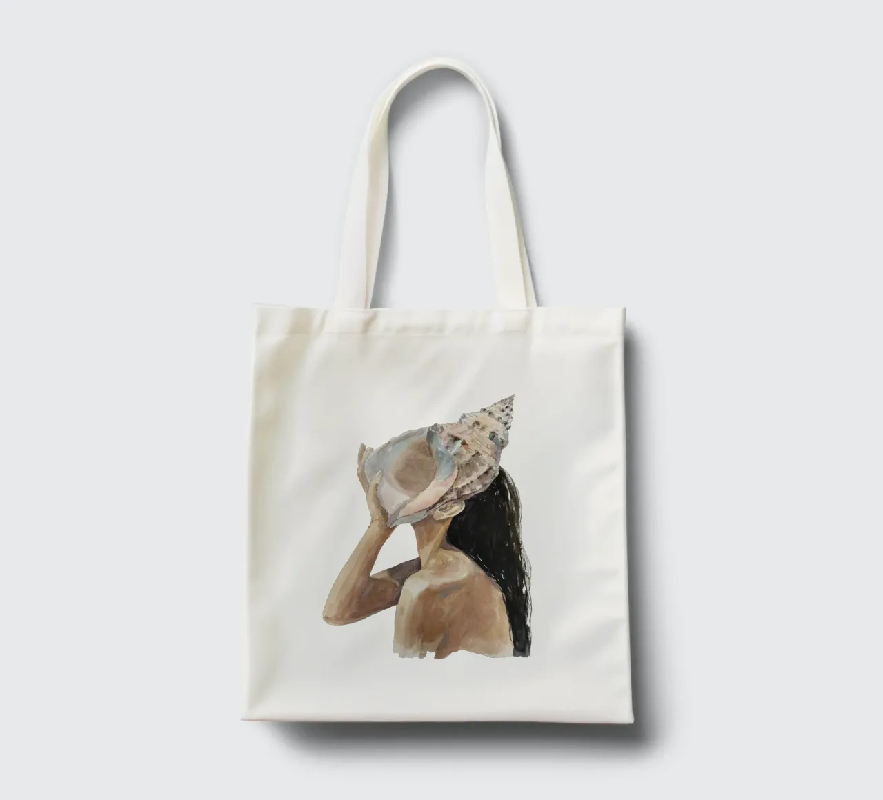 Sea Calling (Without Background) borsa in juta da treechild