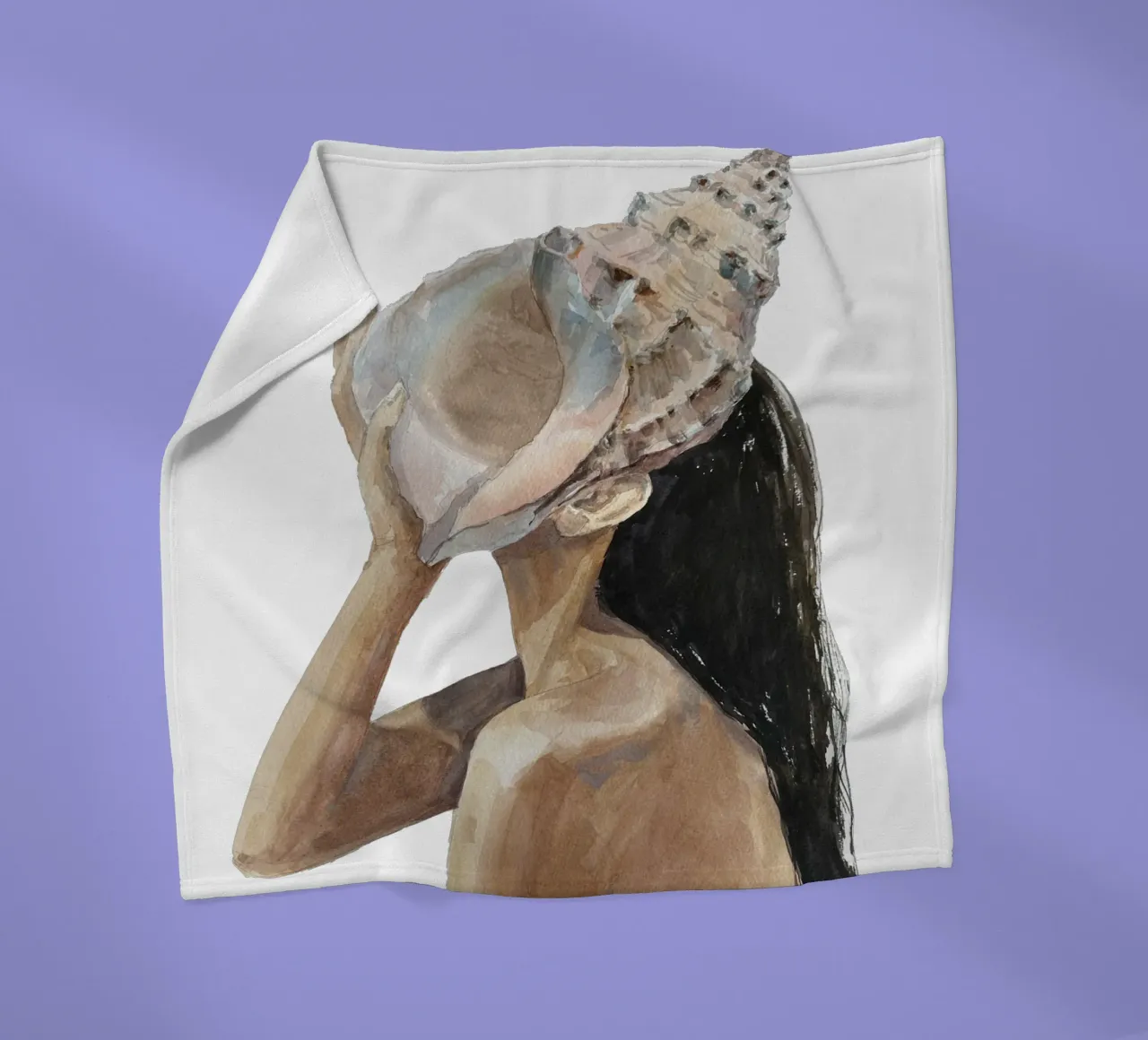 Sea Calling (Without Background) coperta in pile da treechild