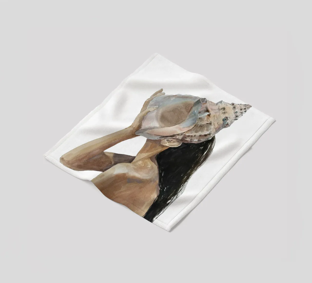 Sea Calling (Without Background) coperta in pile da treechild