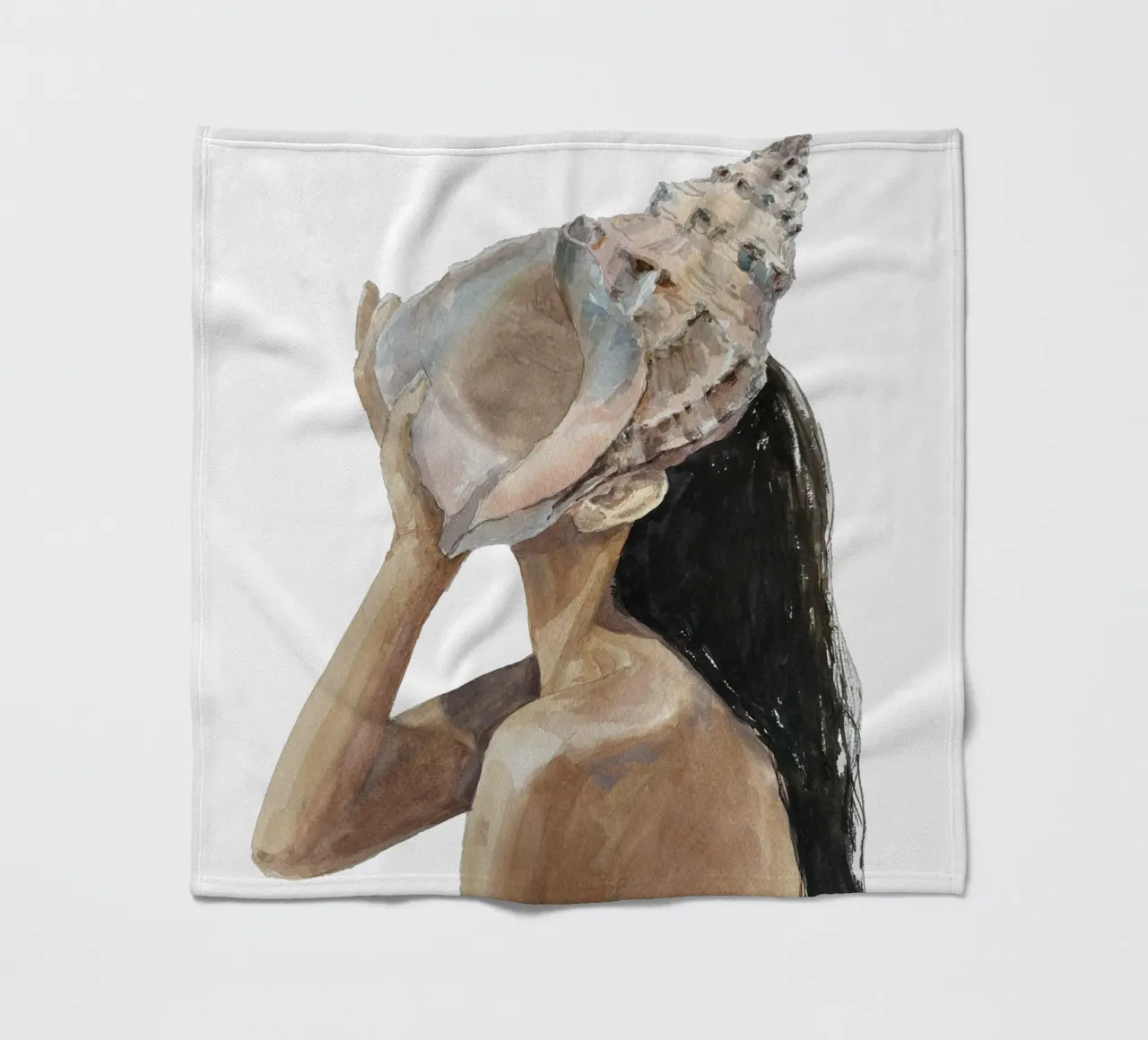 Sea Calling (Without Background) coperta in pile da treechild