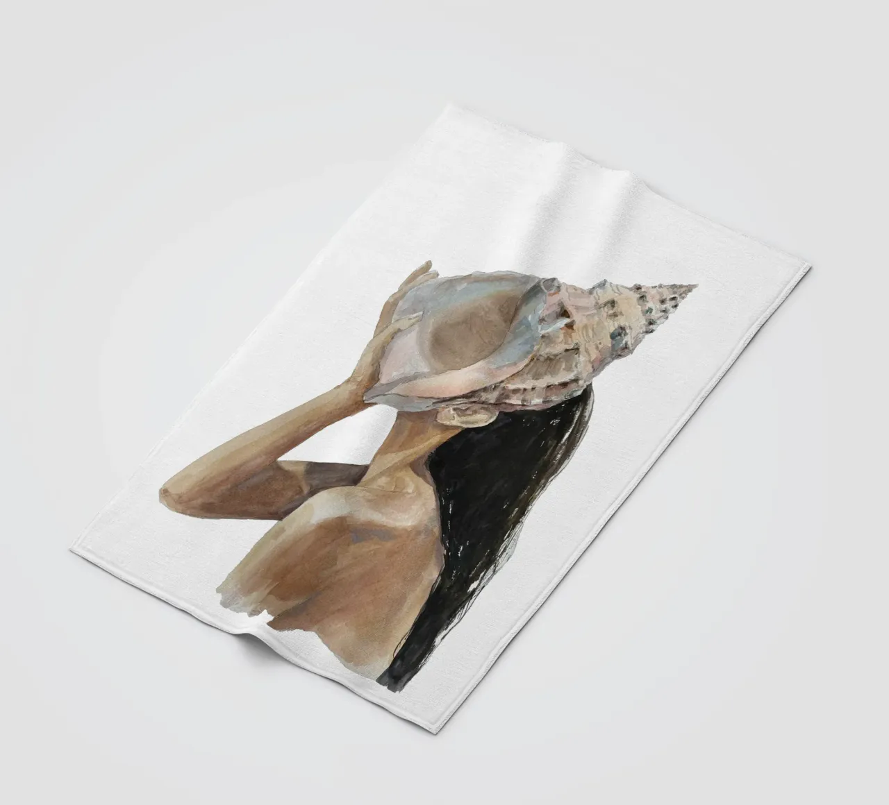 Sea Calling (Without Background) coperta in pile da treechild