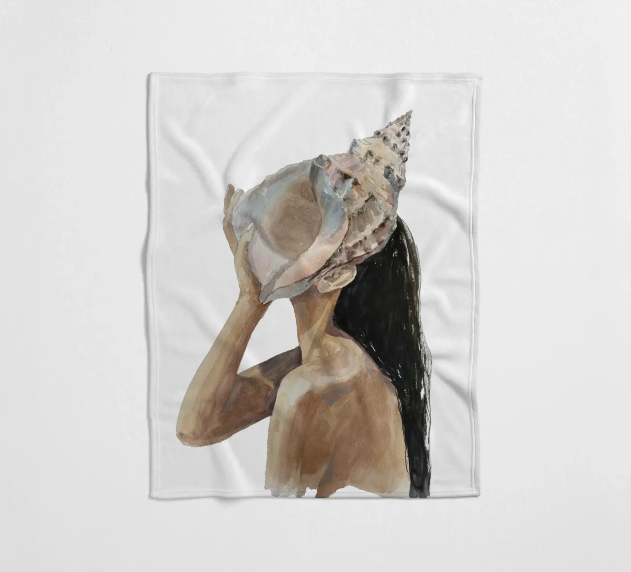 Sea Calling (Without Background) coperta in pile da treechild