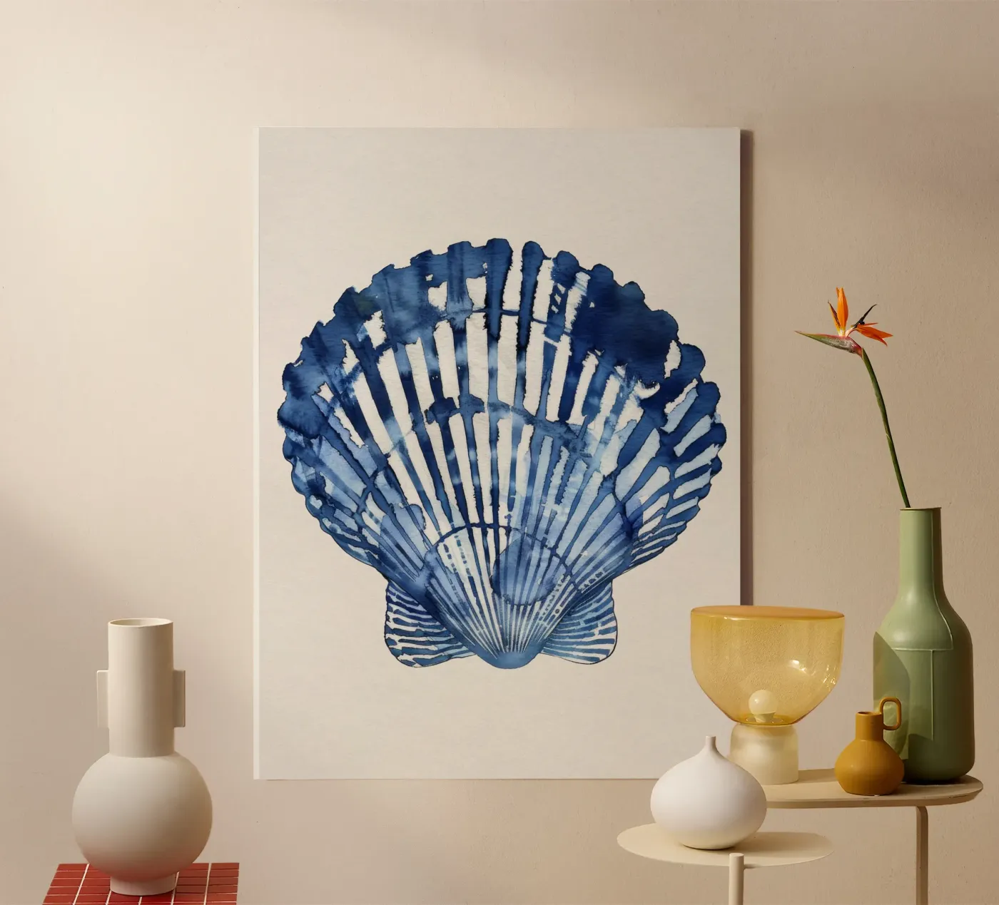 Blue Shell canvas by treechild