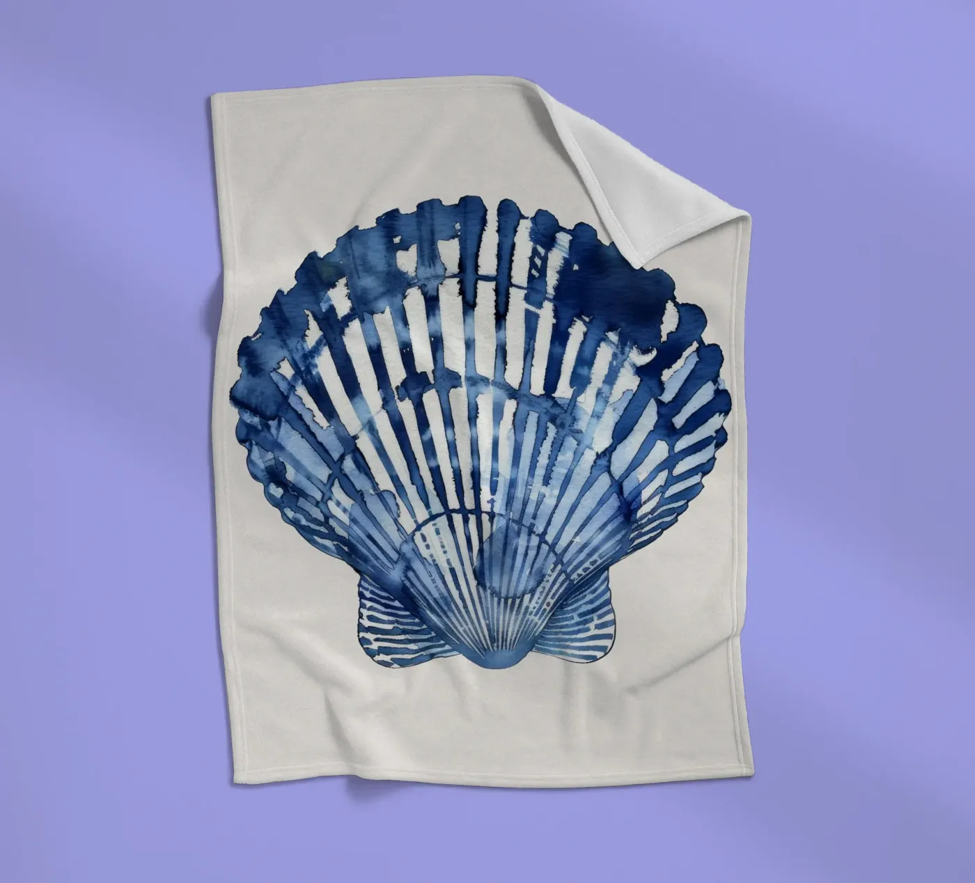 Blue Shell Fleecedecke von treechild