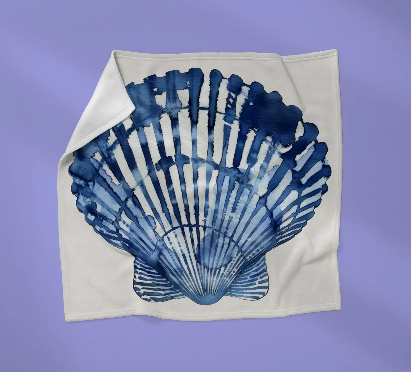Blue Shell Fleecedecke von treechild