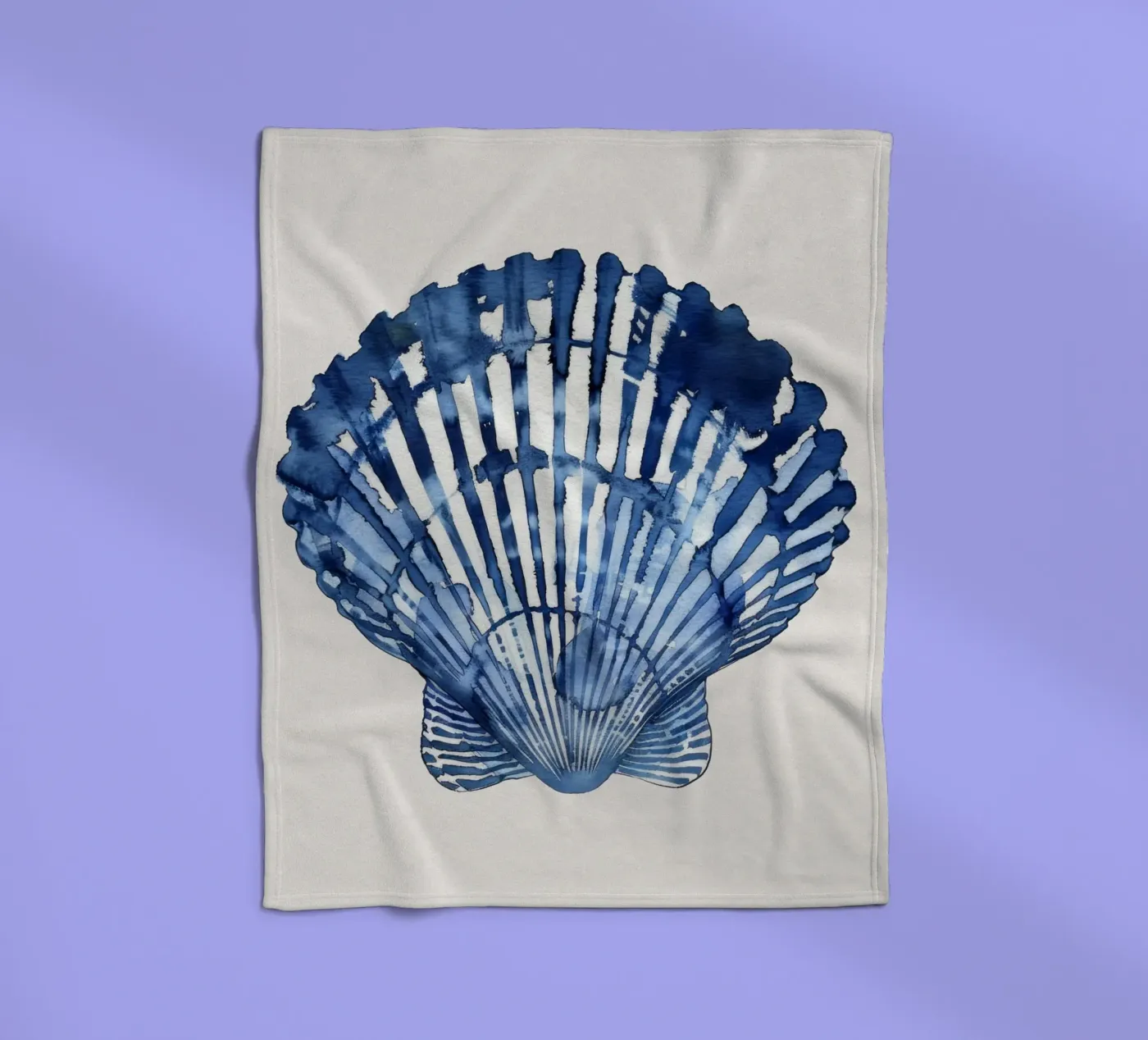 Blue Shell Fleecedecke von treechild
