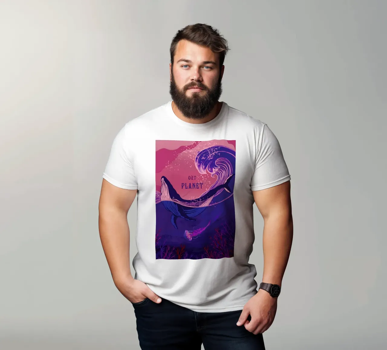 Our Planet t-shirt da Kika illu