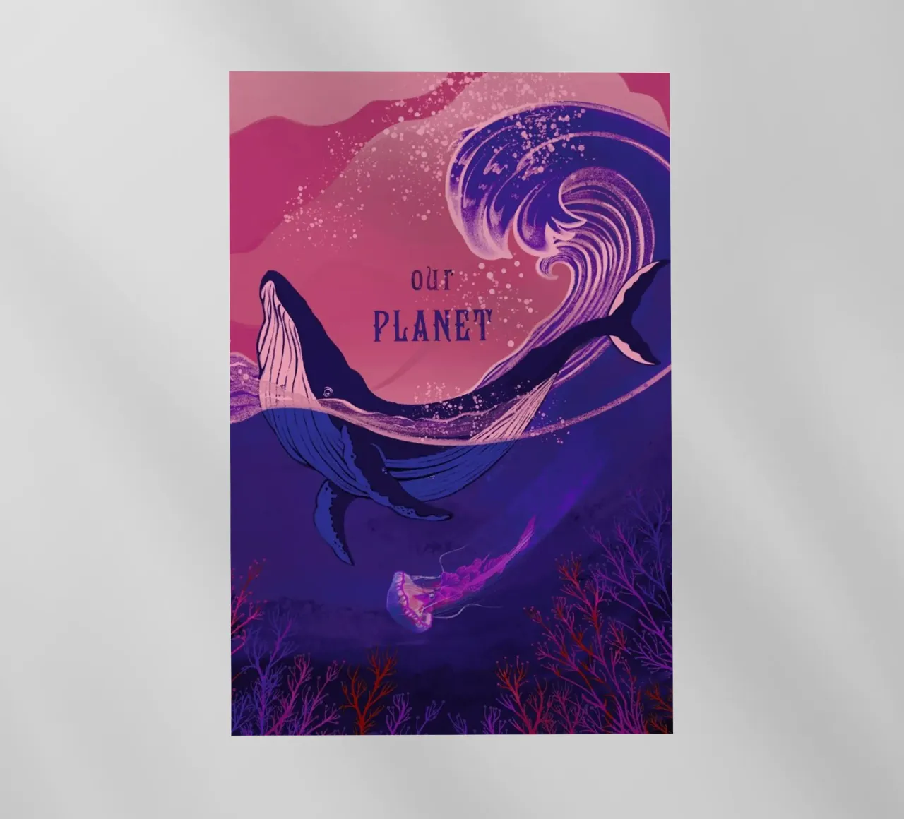 Our Planet pellicola backlit da Kika illu