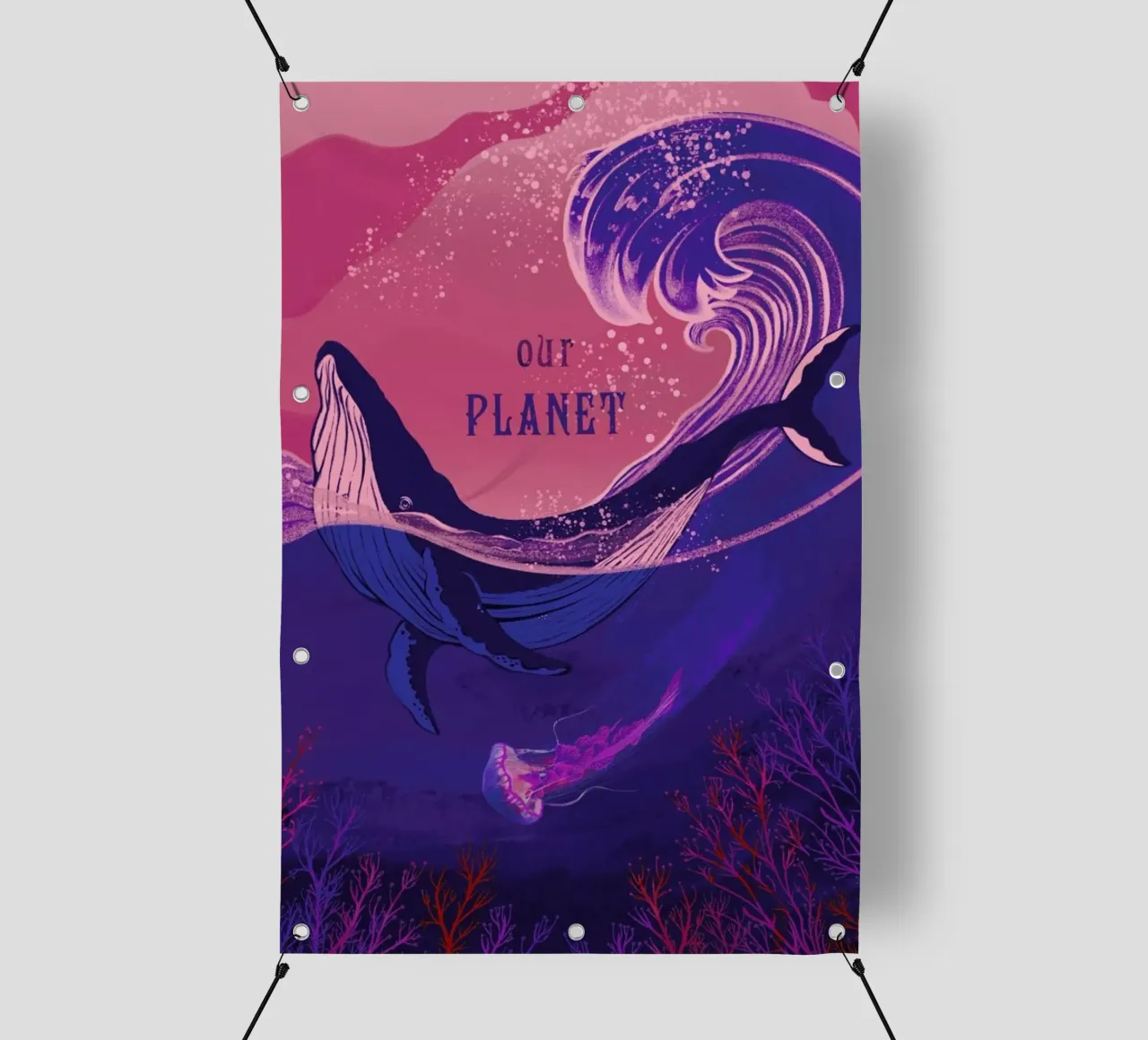 Our Planet telo in pvc da Kika illu