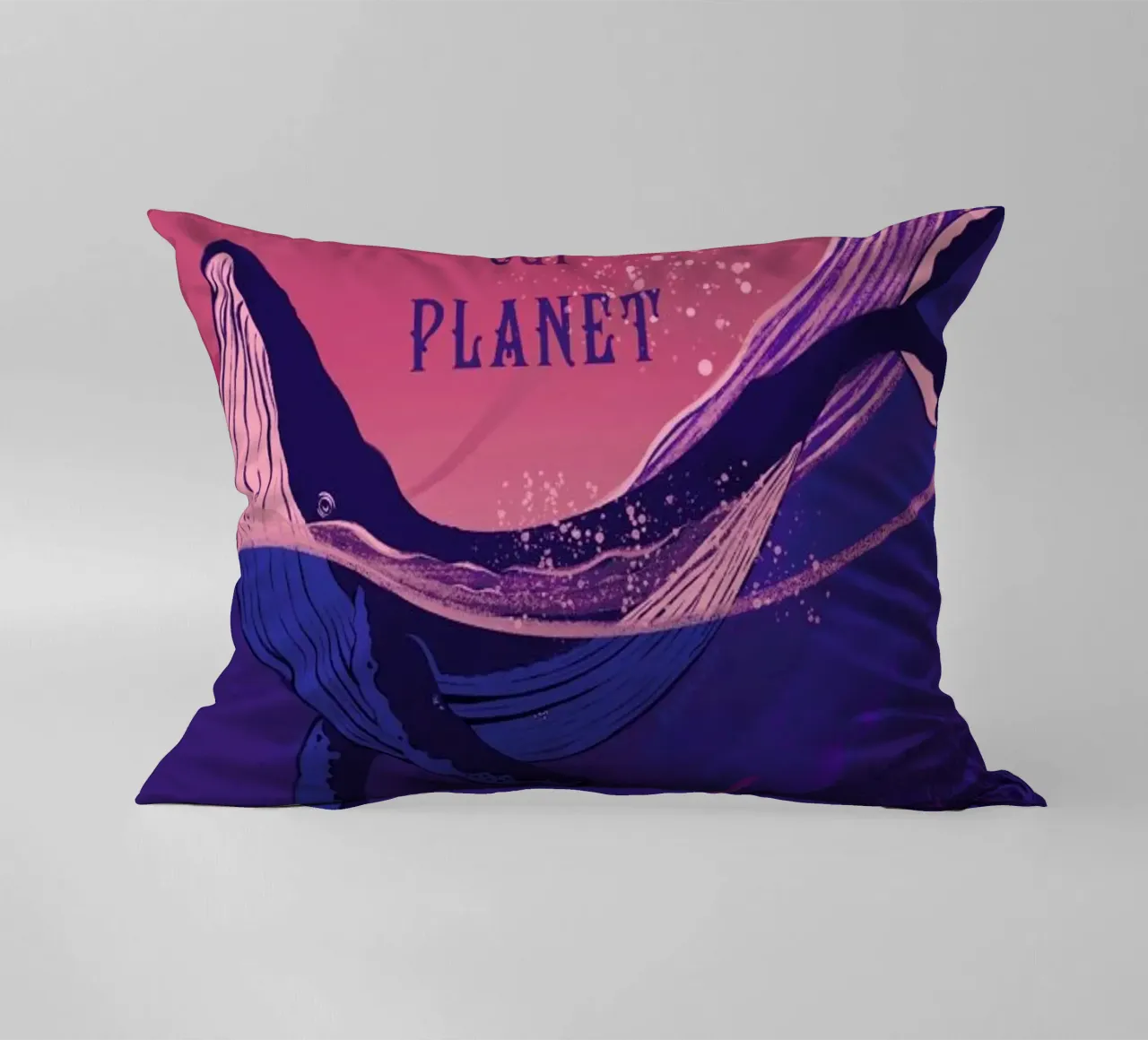 Our Planet cuscino da Kika illu