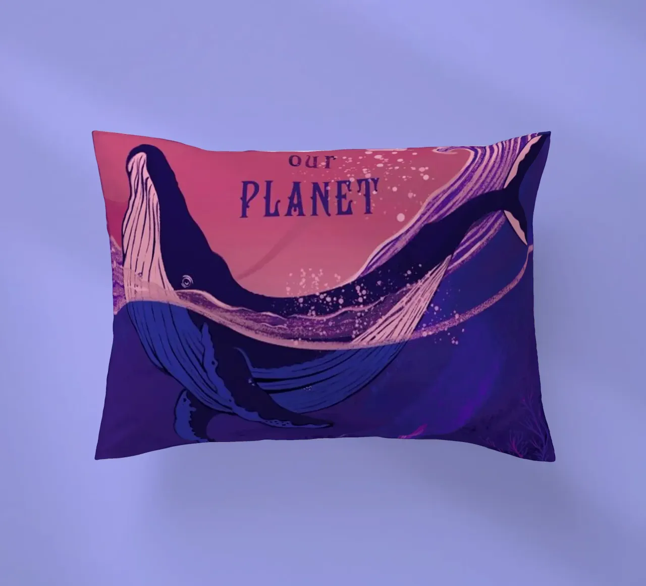 Our Planet cuscino da Kika illu