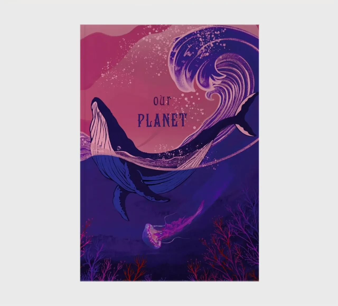 Our Planet notebook by Kika illu