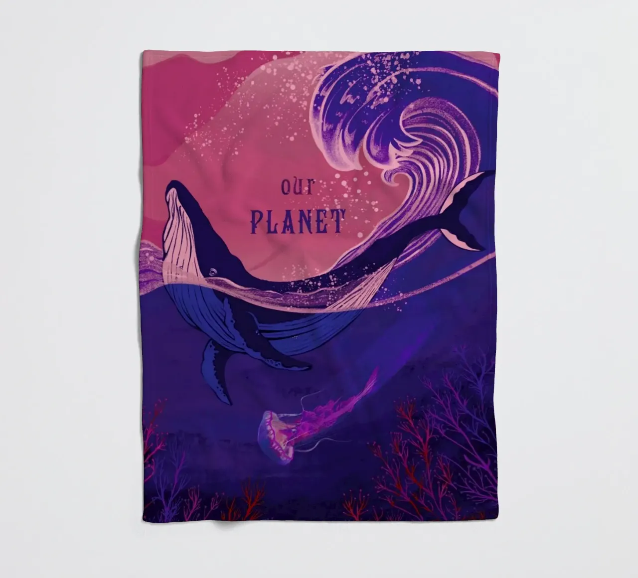 Our Planet coperta in pile da Kika illu