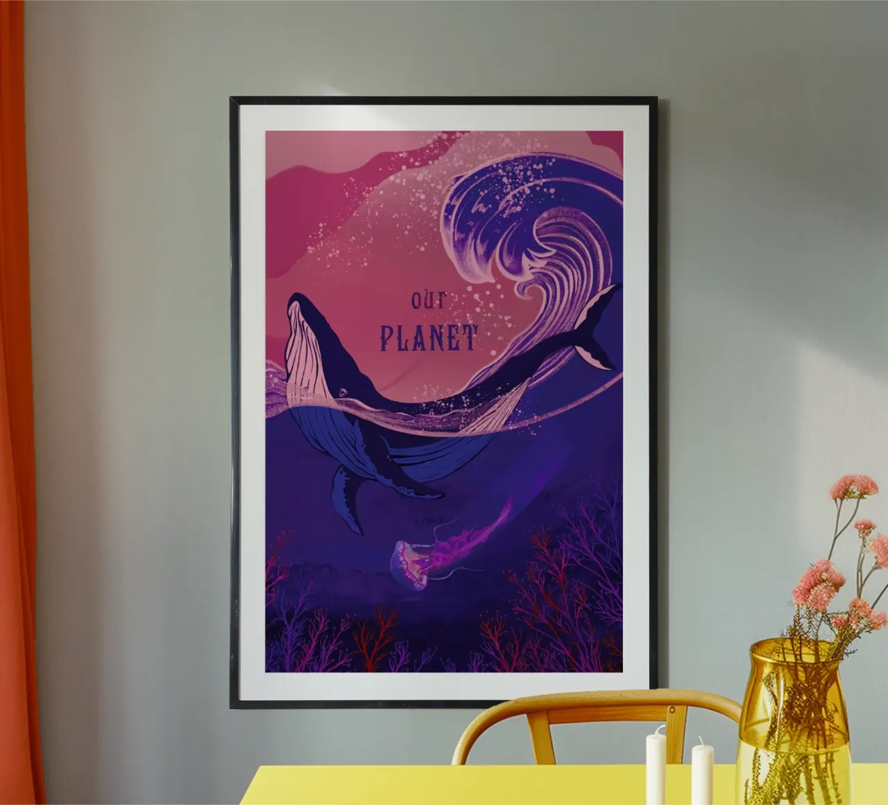 Our Planet poster da Kika illu