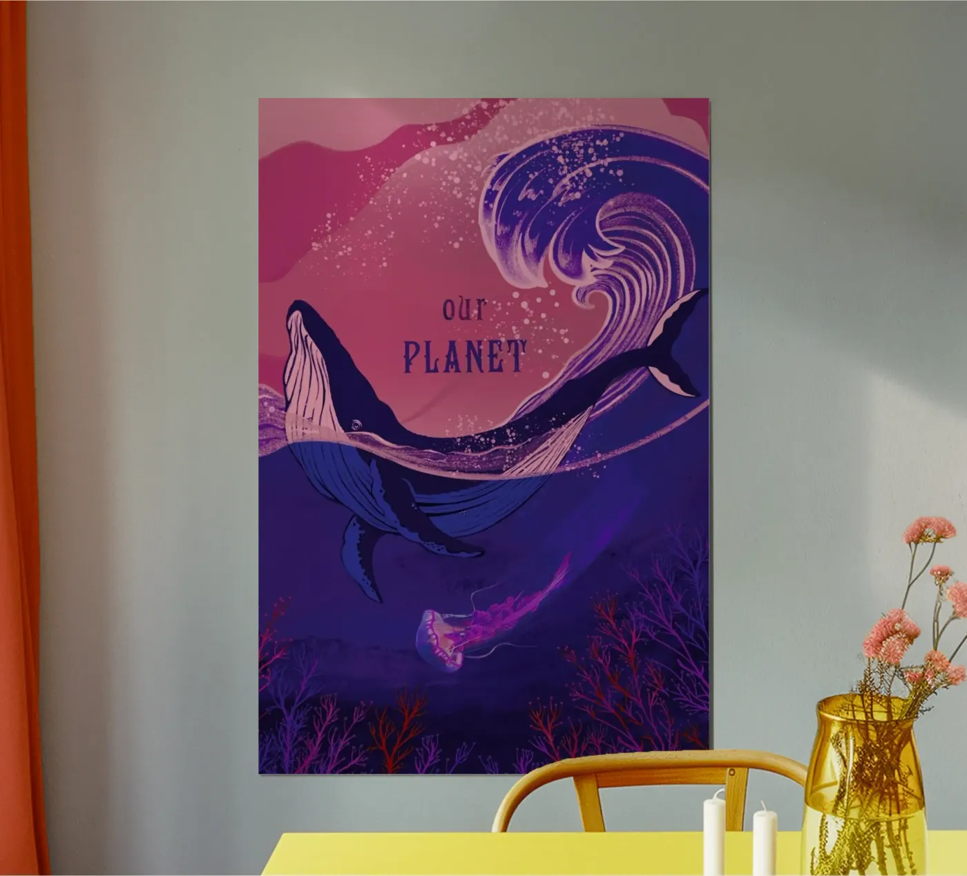 Our Planet poster da Kika illu