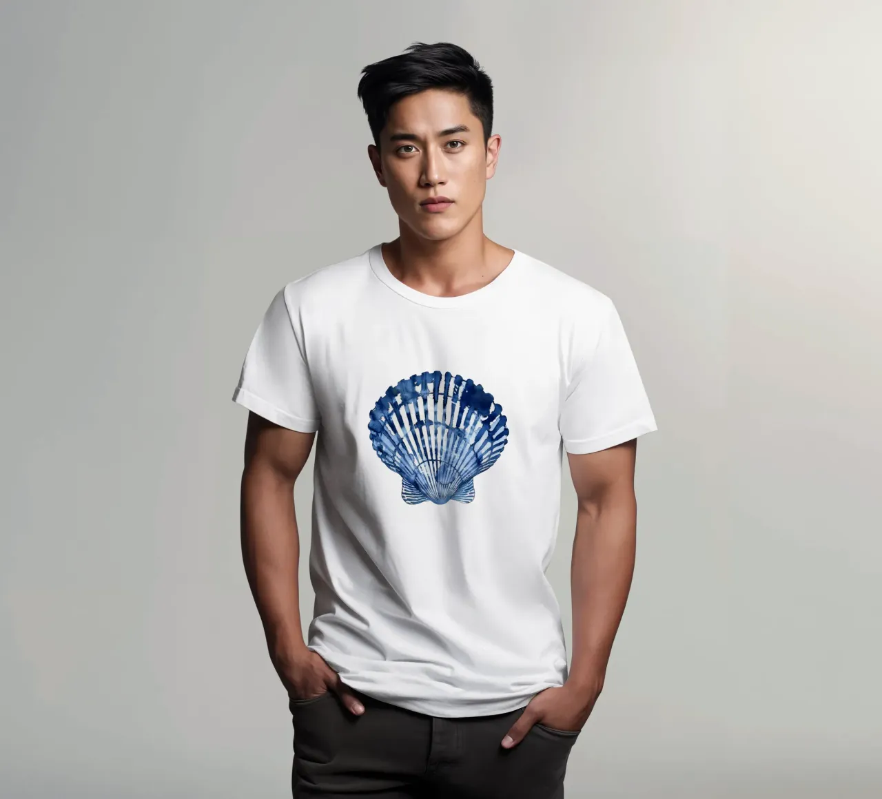 Blue Shell (without Background) t-shirt da treechild