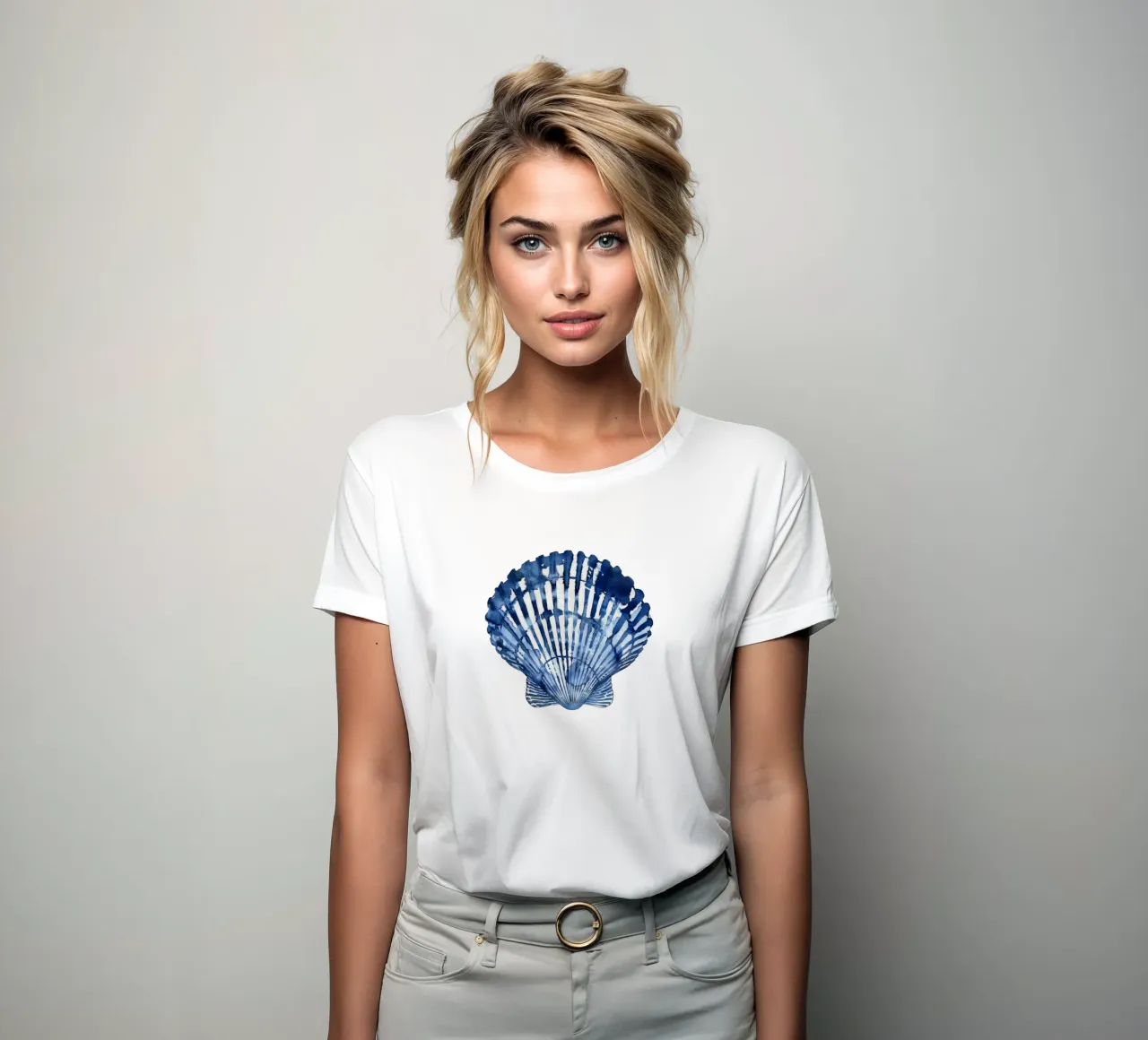 Blue Shell (without Background) t-shirt da donna da treechild