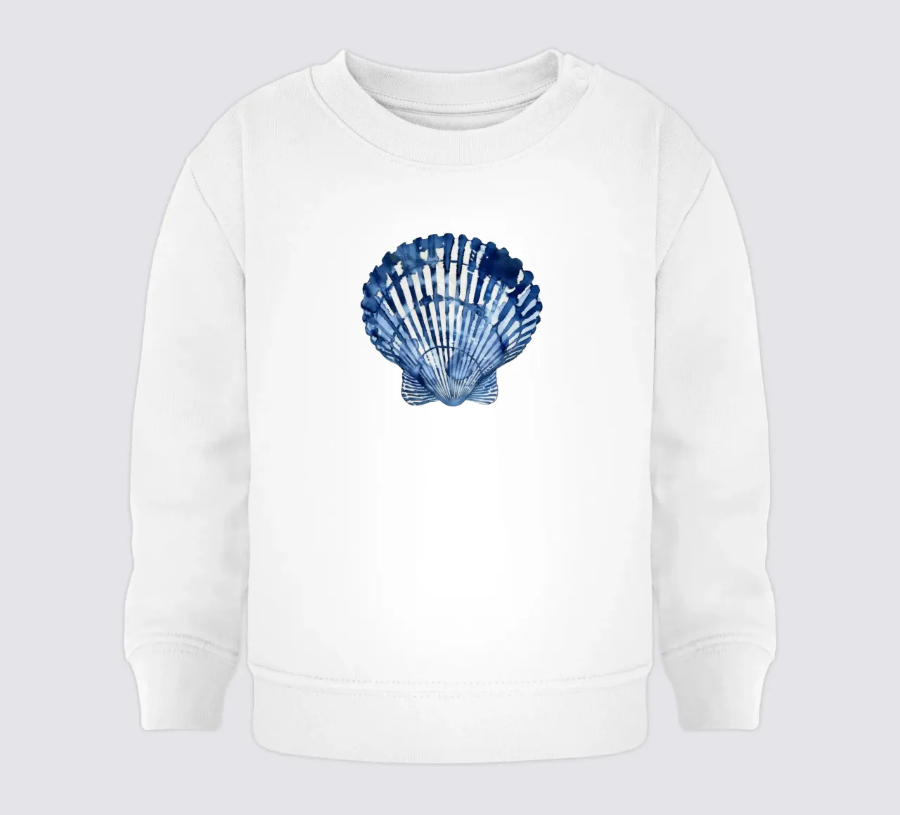 Blue Shell (without Background) baby sweatshirt by treechild