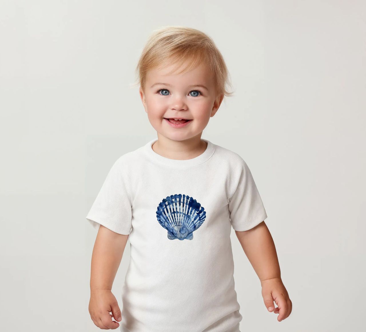 Blue Shell (without Background) maglietta neonato da treechild