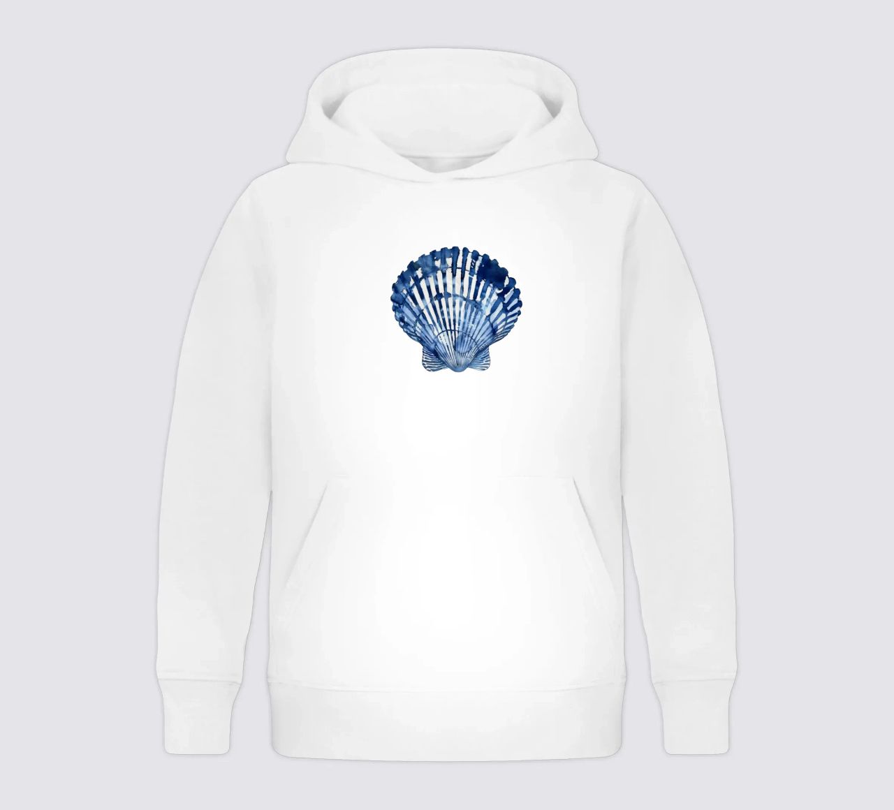 Blue Shell (without Background) felpa bambino con cappuccio da treechild
