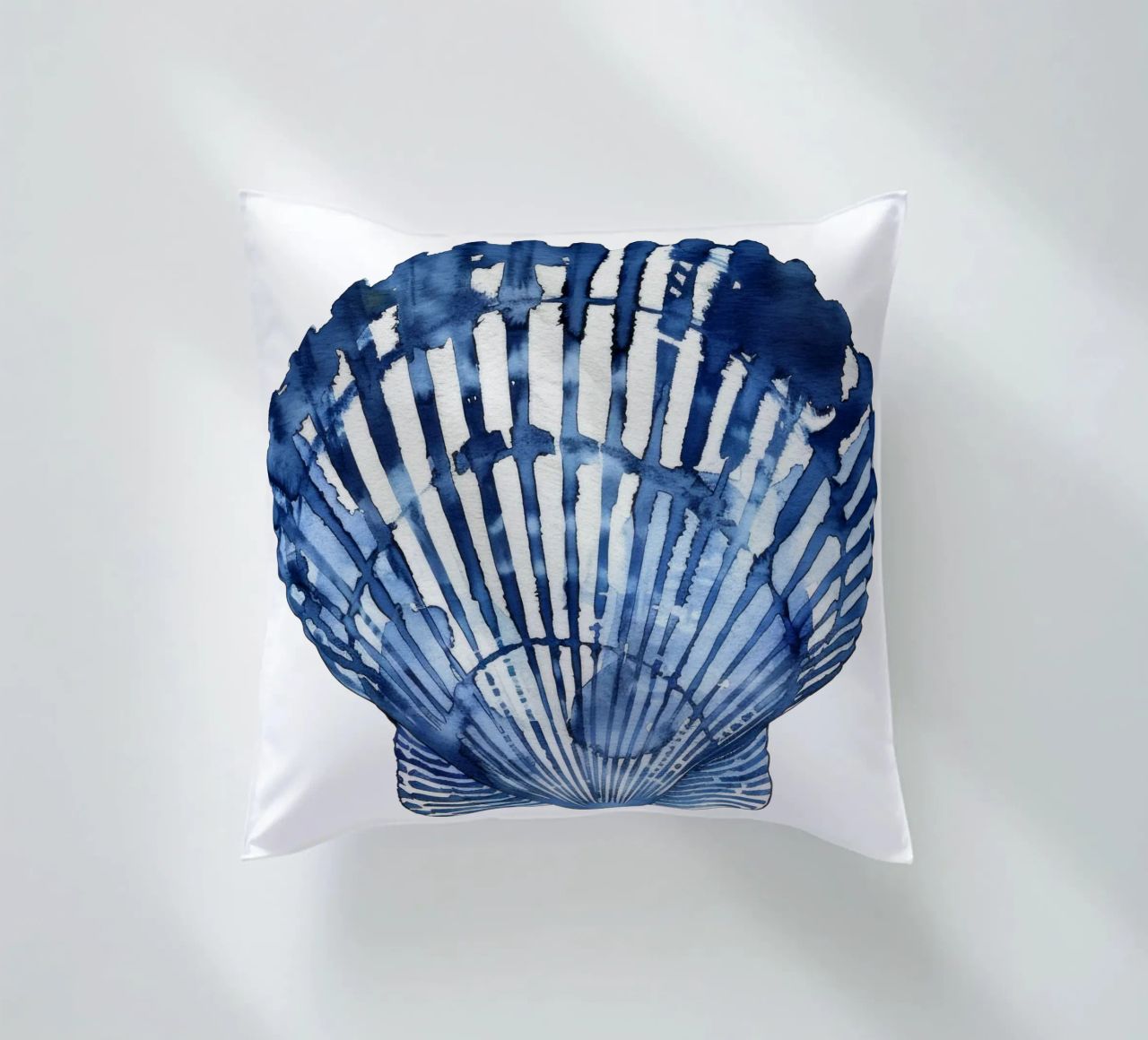 Blue Shell (without Background) cuscino da treechild