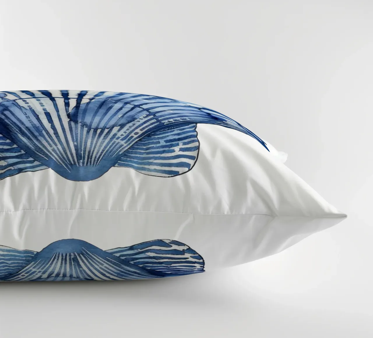 Blue Shell (without Background) cuscino da treechild