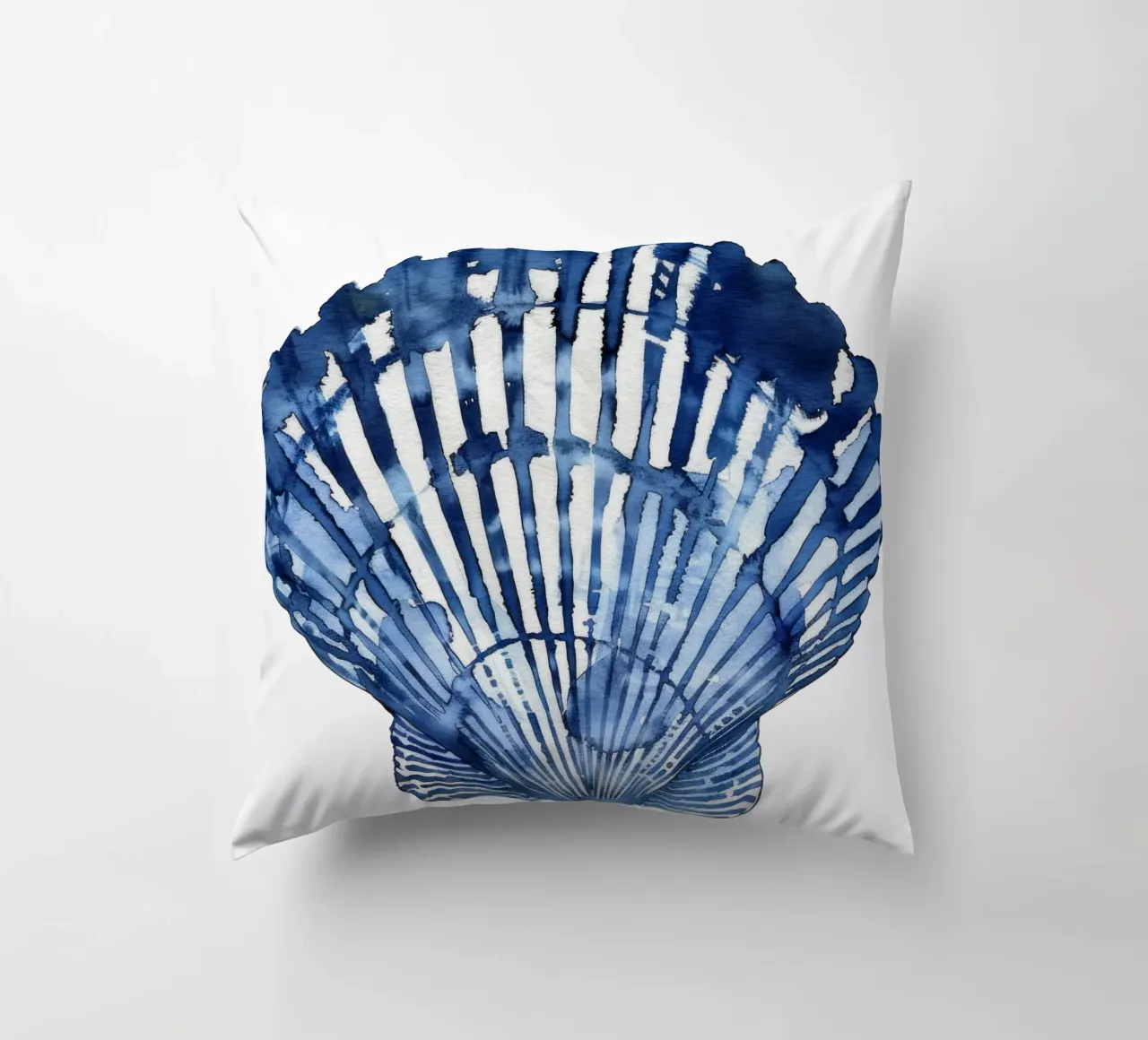 Blue Shell (without Background) coussin de treechild