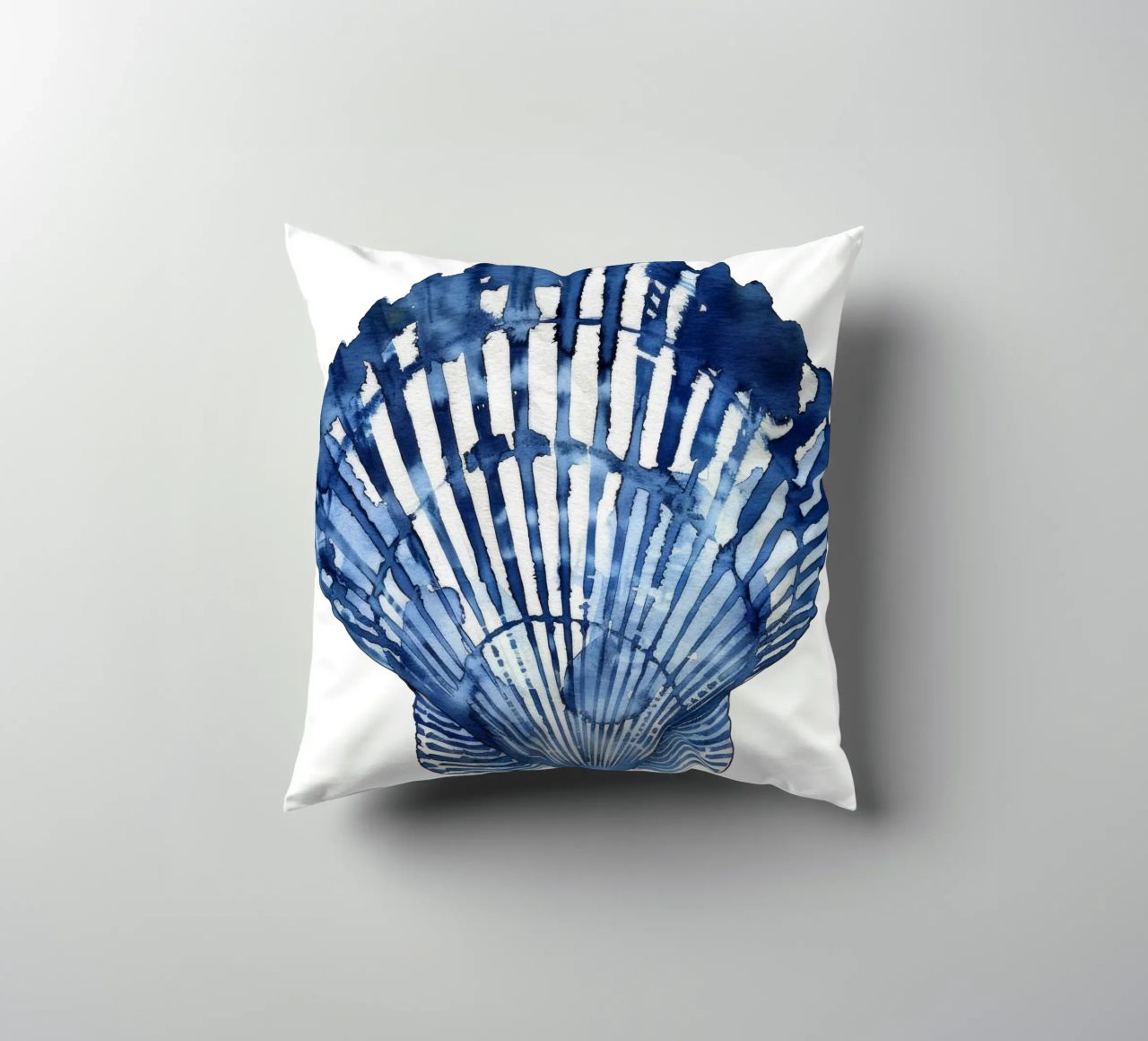 Blue Shell (without Background) cuscino da treechild