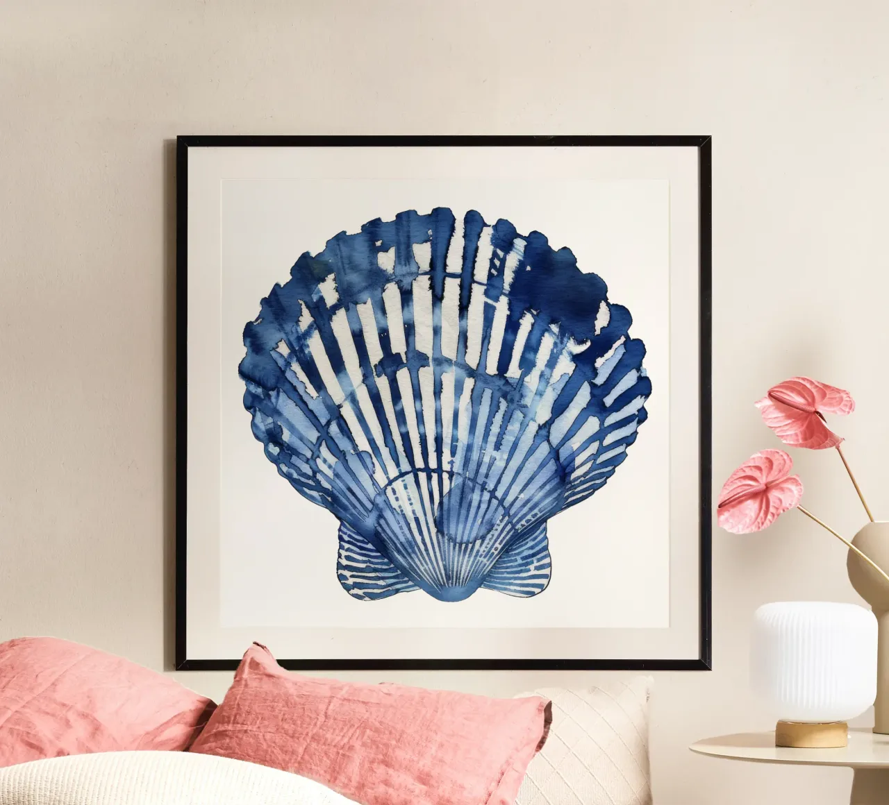 Blue Shell (without Background) carta hahnemühle da treechild