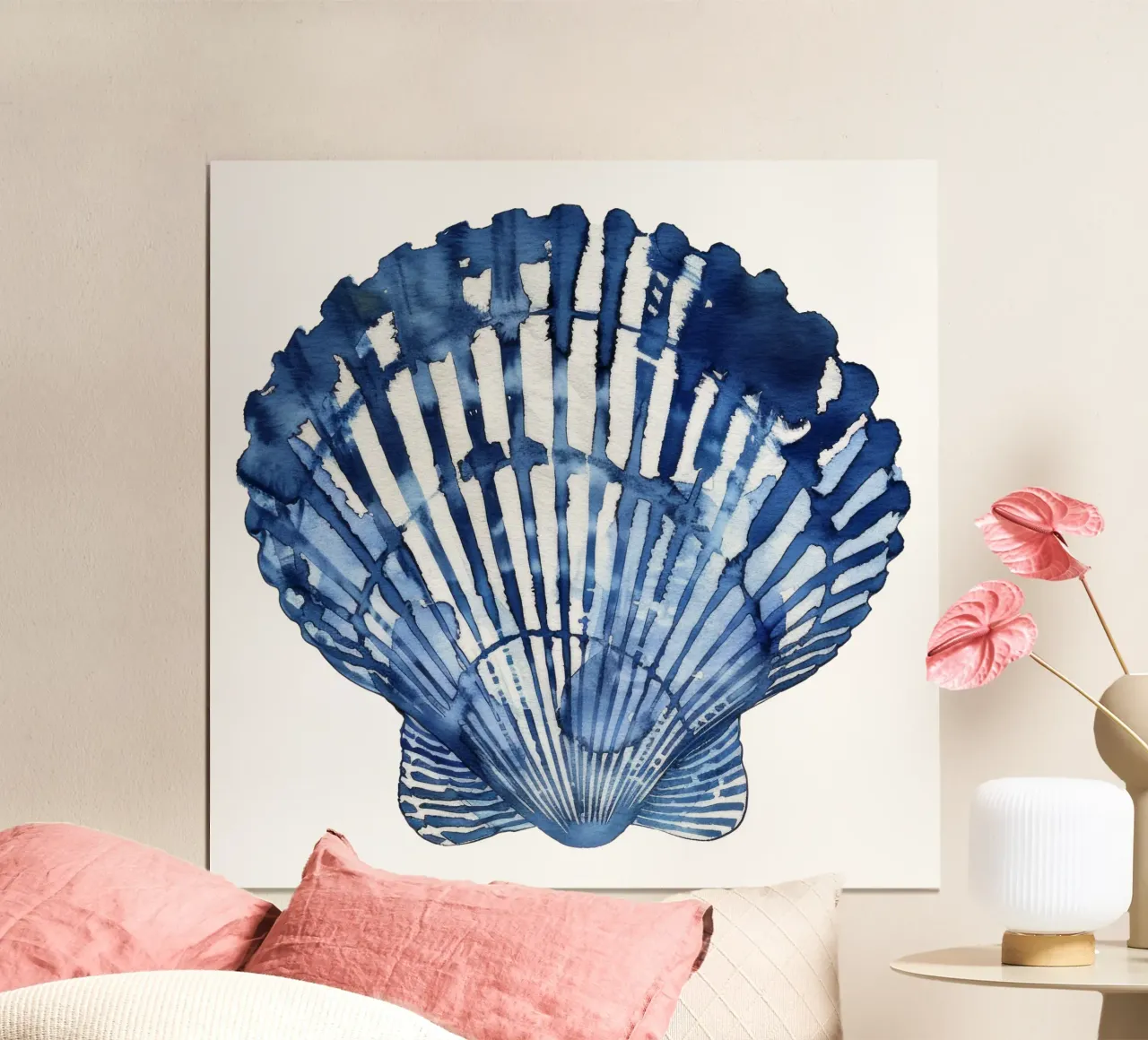 Blue Shell (without Background) carta hahnemühle da treechild