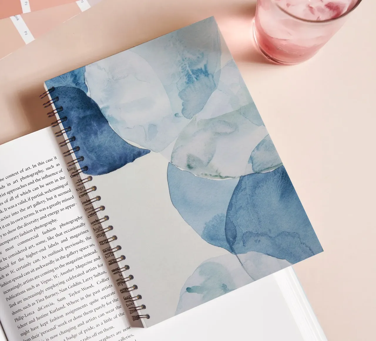Frozen Lines No 02 spiral notebook by treechild