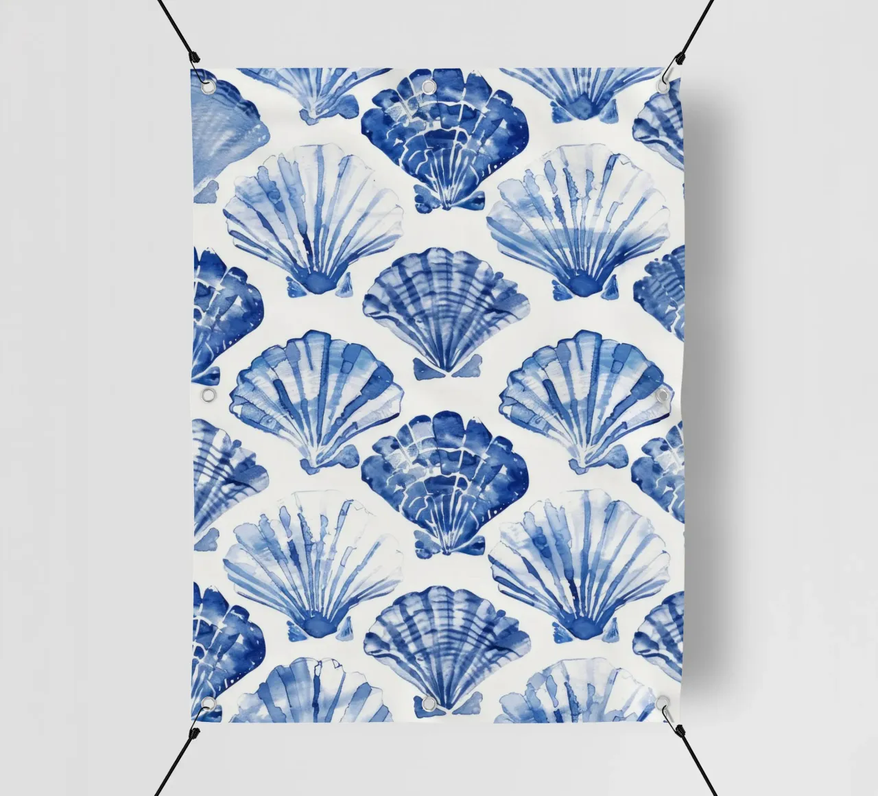 Blue Shell Pattern telo in pvc da treechild