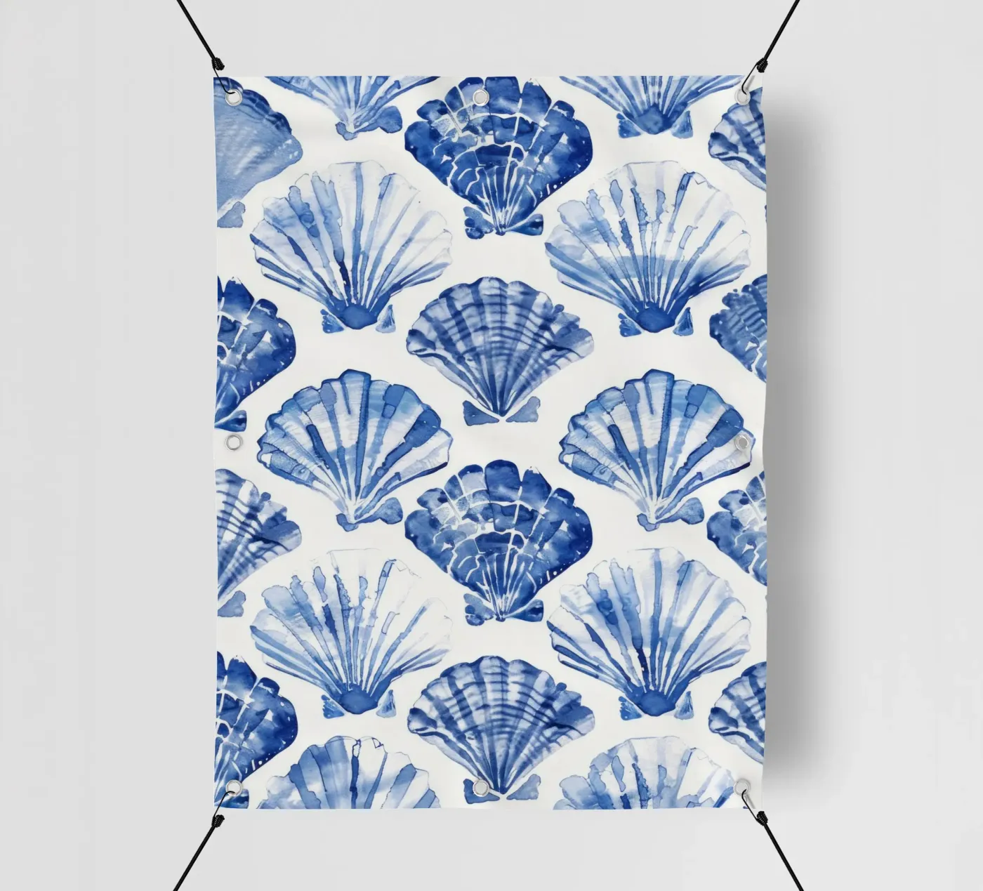 Blue Shell Pattern pvc-zeil van treechild