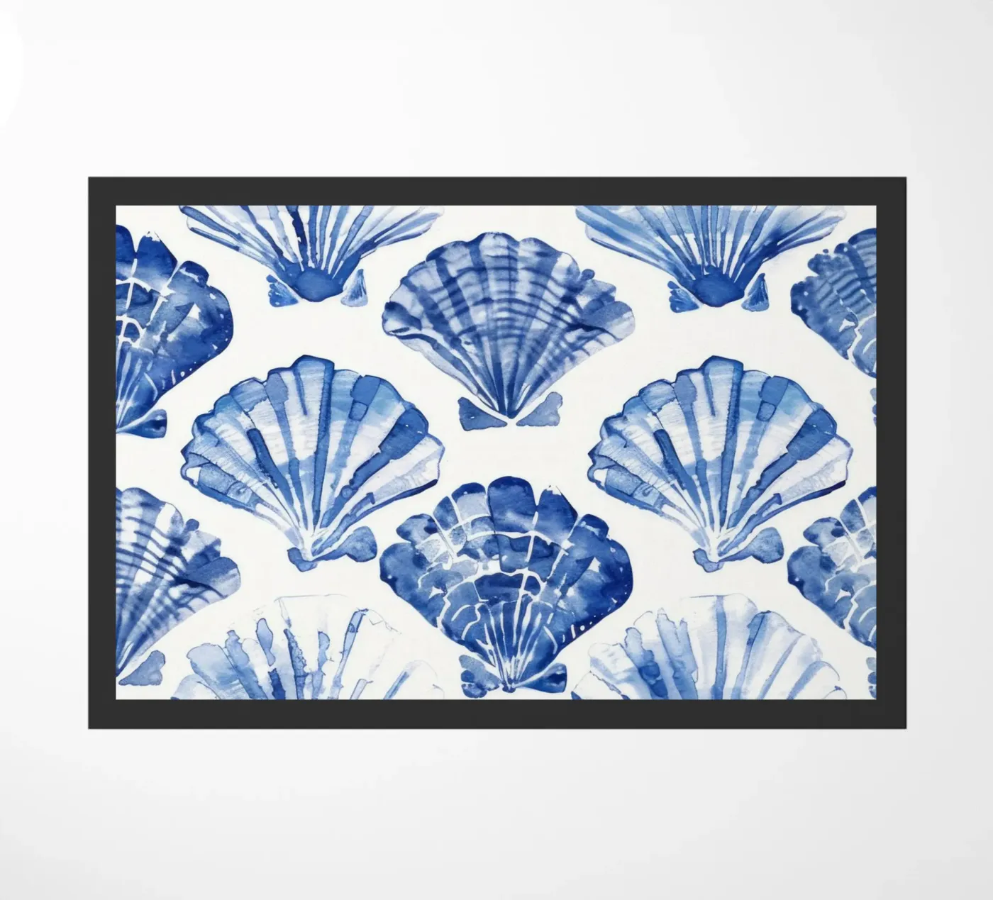 Blue Shell Pattern deurmat van treechild